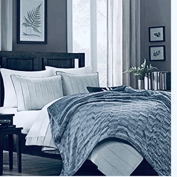 ShopEvelynne Other - Sherpa Micro Mink Reversible Throw Blanket